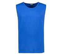 ADAMO Unterhemd Herren für Übergrößen im Doppelpack, 100% Baumwolle, Royalblau, 3XL I Tank Top Herren mit Breiten Schultern und Rundhals I Muskelshirt