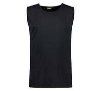 ADAMO Unterhemd Herren für Übergrößen im Doppelpack 100% Baumwolle, Schwarz 10XL I Tank Top Herren I Breite Schultern & Rundhals I Herren Unterhemden