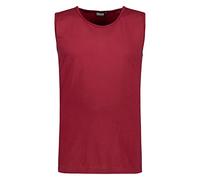 ADAMO Unterhemd Herren für Übergrößen im Doppelpack 100% Baumwolle, Weinrot, 7XL I Tank Top Herren I Breite Schultern & Rundhals I Herren Unterhemden