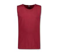 ADAMO Weinrotes Herren Tank Top Serie Rod Rundhalsausschnitt in Übergrößen XXL-12XL, Größe:8XL