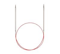 Addi Rundstricknadel Lace – vernickelt, veredelte Messingspitze – 60 cm, 1,5 mm