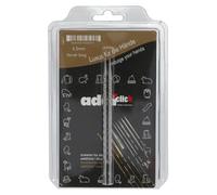 Addi AD7467000-04.50 Long Needle Case, Metall, Red/Blue/Silver, 4.5mm (UK 7 / US 7)