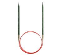 Addi AD7052150-4.00 Christmas Lace, 4.00mm Rundschreiben Stricknadel mit Eloxierte Aluminiumspitzen und Rote Kunststoffschnur, Mehrfarbig, 150cm, 4mm