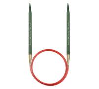 Addi AD7052150-6.00 Christmas Lace, 6.00mm Rundschreiben Stricknadel mit Eloxierte Aluminiumspitzen und Rote Kunststoffschnur, Mehrfarbig, 150cm, 6mm