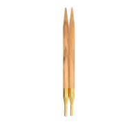Addi 576-700 Stricknadel Spitzen, Olivenholz, Green, 7 mm 1 Paar