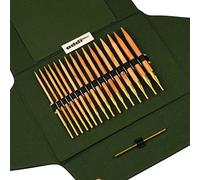 Addi Click Nature Nadelspiel Olivenholz Farbe Grün Kreis Addi