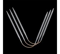 Addi CraSyTrio Rundstricknadeln 26 cm 5,5 mm Gold Silber