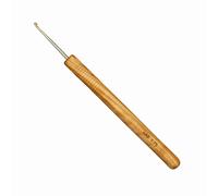 Addi 578-7 AddiNature Häkelnadel mit Olivenholzgriff, 15 cm x 0,5 mm, Messing, 0.5mm