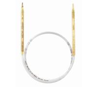 Addi Rundstricknadel Kunststoff 10 mm 120 cm Gold