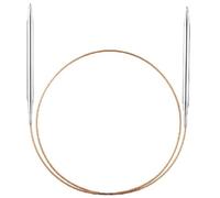 addi Rundstricknadel 10,00 mm 150 cm 10,00 mm 150 cm Messing vernickelt