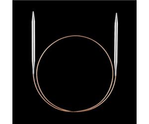 addi Rundstricknadel Basic Metall 60cm 4,5mm (8,25 € pro 1 Stk) Größe:4,5mm$Länge:60cm