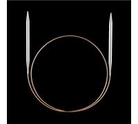 addi Rundstricknadel Basic Metall 60cm 4,5mm (8,45 € pro 1 Stk) Größe:4,5mm$Länge:60cm