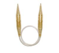 addi Rundstricknadel+Glitter 25,00 mm 60 cm