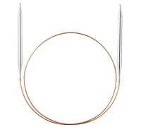 addi Rundstricknadel Basic Metall 80cm 4,5mm (8,25 € pro 1 Stk) Größe:4,5mm$Länge:80cm
