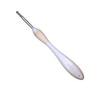 Addi AD1417017-4.50 Häkelnadeln, Kunststoff/Metall, Beige, 17 x 0,4 cm