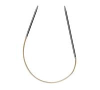 Addi Trick-Sockenwunder Rundstricknadel, Metall, Silber, 4,5mm, 25cm Länge