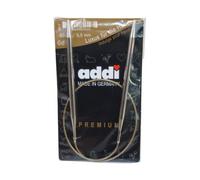 Addi Turbo Rundstricknadeln Messing 60cm 6,50mm / 23.6in US10½