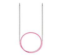 Addi Unicorn Lace Rundstricknadel 60 cm 2,75 mm in Rosa/Silber