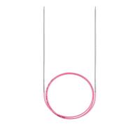 Addi Unicorn Lace Rundstricknadel 80 cm - 2,00 mm, Pink und Silber