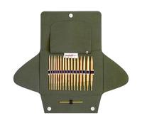 addi Click Nature Olivenholz Etui grün