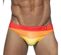 ADDICTED I Badehose I Slip I Rainbow Bikini I regenbogenfarben I M