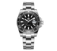 ADDIESDIVE taucheruhren Herren Quarz 41mm BGW9/C3 Leuchtend Unidirektional Keramiklünette 200m wasserdicht analoge Uhr Herren quarzuhr Mit Edelstahlarmband AD2510