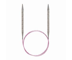 addiUnicorn Rundstricknadel Basic Metall mit wellenförmiger Struktur der Nadeln