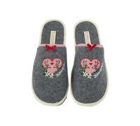 Adelheid Heimatglück Hirsch Filzpantoffel Damen - Heimatgefühl - im Geschenkkarton