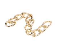 Adfaga 10 Meter lange Aluminium-Panzerkette für Schmuckherstellung, DIY-Handwerk, elegante, langlebige, rostfreie Kette für Halsketten, Armbänder, Fußkettchen, leichte dekorative K (Gold)