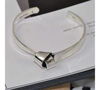 ADGJL Sterling Silber Armbänder Für Damen,Mode 925 Massives Silber Armband Öffnung Verstellbar Hip Hop Armreif Handgemachte Exquisite Charmes Punk Schmuck Für Freund Geburtstag Dame Paar Geschenk