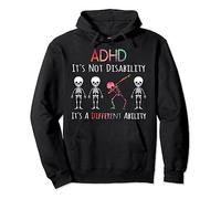 ADHD Awareness Dab Gifts ADHD It's Not A Disability Dabbing Pullover Hoodie
