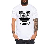 Adi Kame House - Herren T-Shirt One Goku Dragon Master Son Ball Vegeta Turtle Roshi Piece Golds Db, Farbe:Weiß, Größe:S