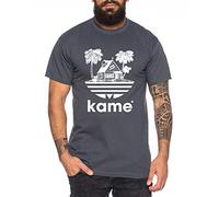Adi Kame House - Herren T-Shirt One Goku Dragon Master Son Ball Vegeta Turtle Roshi Piece Golds Db, Farbe:Dunkelgrau, Größe:M