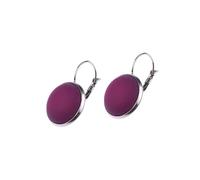 Adi Modeschmuck Ohrring 'Kaja', 16mm Cabochon Polaris | Edelstahl Klappbrisur, Handgefertigt in Berlin, Echtes Polaris