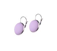 Adi Modeschmuck Ohrring 'Kaja', 16mm Cabochon Polaris | Edelstahl Klappbrisur, Handgefertigt in Berlin, Echtes Polaris