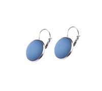 Adi Modeschmuck Ohrring 'Kaja', 16mm Cabochon Polaris | Edelstahl Klappbrisur, Handgefertigt in Berlin, Echtes Polaris