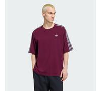 ADICOLOR 3-STREIFEN OVERSIZE T-SHIRT Maroon M