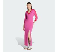 Adicolor Classics 3-Streifen Maxikleid Semi Lucid Fuchsia / Better Scarlet 2XS