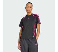 Adicolor Teamgeist Loose T-Shirt Black / Semi Lucid Fuchsia XS