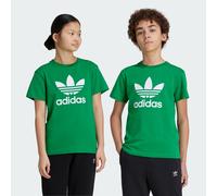 T-Shirt ADIDAS ORIGINALS "TREFOIL TEE" Gr. 164, grün (green) Kinder Shirts (84826833-164) green