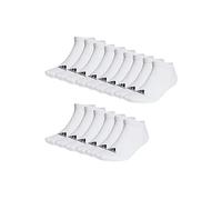 adidas 15 Paar Sportswear Low Cut Sneaker Socken Unisex Kurzsocke, Farbe:White, Socken & Strümpfe:49-51