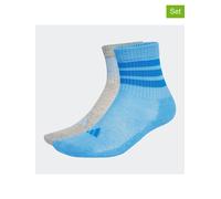 Kinder Anti-Rutsch Socken Blue Burst / Medium Grey Heather 28-30