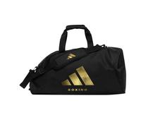ADIDAS 2in1 "Boxing" Sporttasche / Rucksack schwarz-gold L