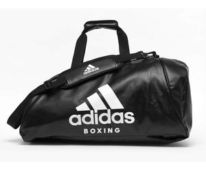 ADIDAS 2in1 Tasche "Boxing" black/white PU, adiACC051 M