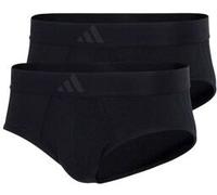 adidas 2P Active Flex Cotton 3 Stripes Low Rise Trunk Schwarz Baumwolle X-Large Herren