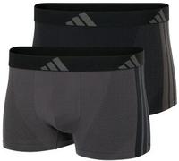 ACTIVE MICRO STRETCH SEAMLESS 2ER-PACK BOXERSHORTS Black / Grey Six L
