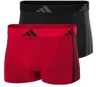 adidas 2P Active Micro Stretch Seamless Trunks Schwarz/Rot XX-Large Herren
