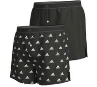 adidas 2P Active Woven Boxer Schwarz/Weiß Baumwolle X-Large Herren