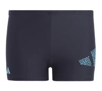 Adidas 3 Bar Logo Boxer-Badehose Jungen blau