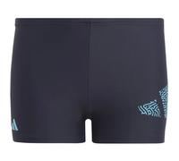 Adidas 3 Bar Logo Boxer-Badehose Jungen Badehose, blau 164